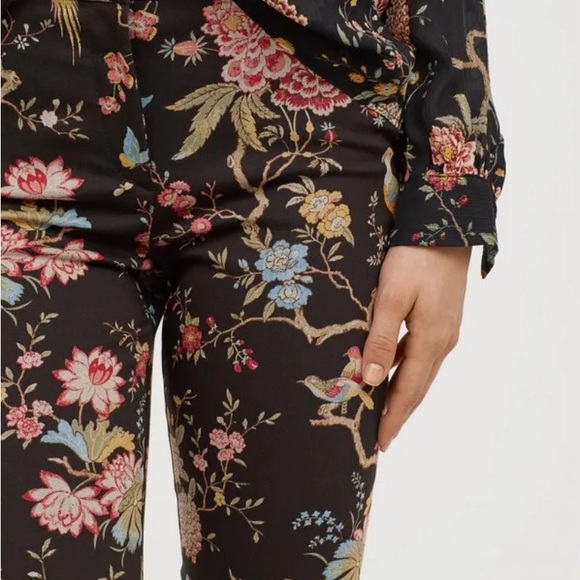 H&M Pants - GP & Baker x H&M Floral Birds Print Slacks Pants